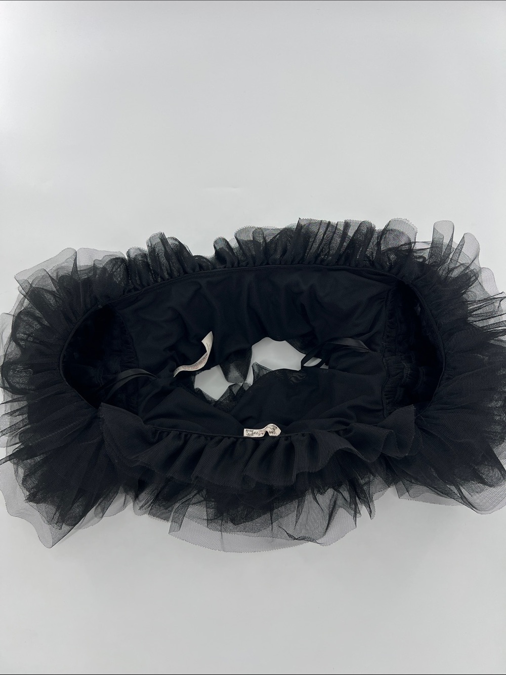 Free People Birthday Cake Tiered Tulle Crop Top whimsigoth party ballerina goth - Picture 6 of 6